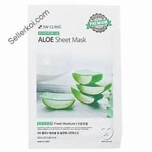 3W Clinic Essential Up Aloe Sheet Mask